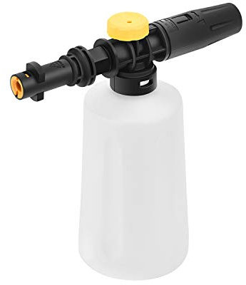 Lancia Schiuma Neve per Karcher K2 K3 K4 K5 K6 K7 Idropulitrice, 750ML Generatore di Sapone con Ugello Spruzzatore per Pavimento dell'automobile Pulizia delle Finestre