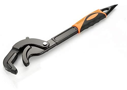 YyDDs Universal Tools 12-35/30-65 mm Llave de Tubería Llave de Tubería Juego de Llaves de Tubería de Alta Carbono Acero al Carbono Snap N Grip Tool Plomero Multiherramienta de Mano (Color: Uno Grande
