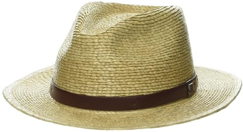 Brixton Herren Hut Messer Straw Fedora