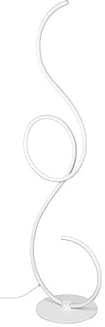 Trio Leuchten LED Stehleuchte Jive 423410131, Metall Weiß matt, inkl. 23 Watt LED, Dimmer, Farbwechsel