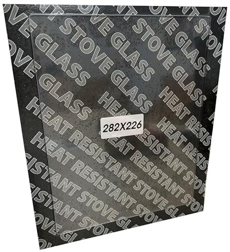 Chimsoc Replacement Stove Glass - Stovax Stockton 5 (282mm x 226mm Rectangular)