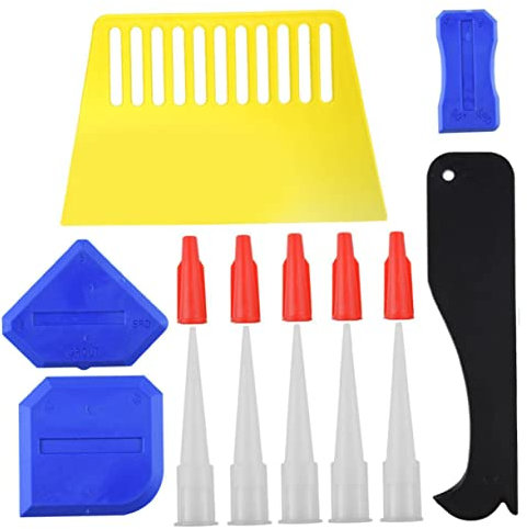 Veemoon 15pezzi Utensili Per Finitura Spatole e Raschietti Per Rimuovere Calafataggi e Pratici Per e