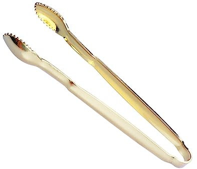 Cabilock Lot De 6 Mini Pinces Plaquées En Acier Inoxydable Porte-sucre Pince À Glaçons Résistante À La Chaleur Pour Buffet De Fête À Domicile