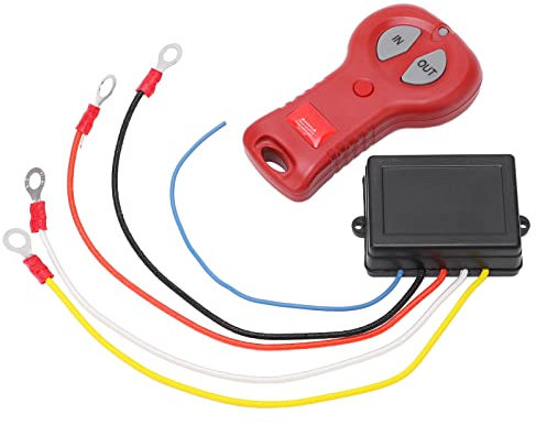 Vomeko Kit Telecomando Wireless Per Verricello, Kit Set Telecomando Wireless Per Verricello 9-30 V 434 MHZ Impermeabile Universale Per Camion ATV SUV
