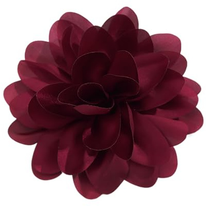 Morain Elegante Stoff-Blumenbrosche zum Anstecken, schöne Stoff-Blume, Anstecknadel, Accessoire, Brosche, Schmuck für Damen, Flower diameter is about 13CM, Stoff und Legierung