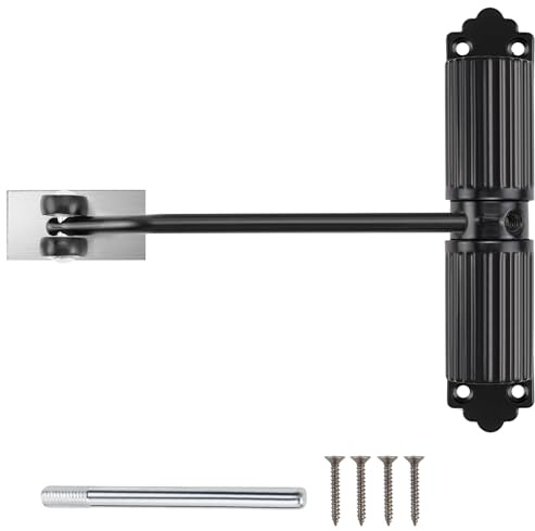 Sicherheitsfedertürschließer Zugfeder Hydraulischer Türschließer Einstellbare Schließkraft Federtürschließer Automatische Puffer Geschlossen Mit 4 Schrauben Und Einstellhebel