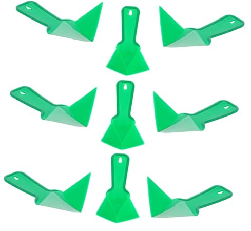 Veemoon 10pcs Drywall Corner Tool Ergonomic Outside Angled Trowels for Efficient Mudding and Finishing Design for Inner and Outer Corners