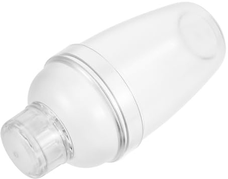 Sosoport Shaker Per Cocktail Trasparente 350 Ml Con Bilancia Integrata, Mixer Manuale Per Bevande, Tazza Shaker in Plastica Ergonomica Per Cocktail, Frullati Proteici e Tè
