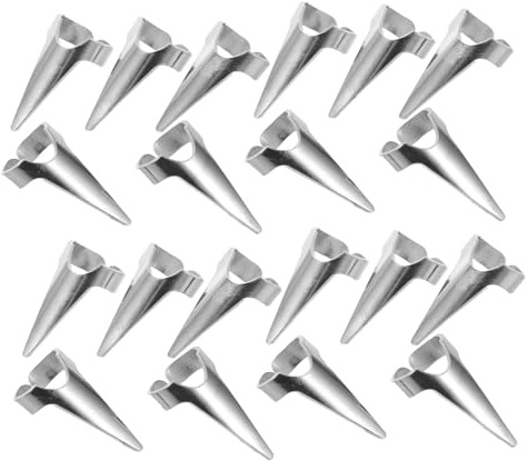 ARTSEWPLY 50 Stück Flechtset Metallringe Punk Stil Krallen Fingerringe Haarteilwerkzeug Für Flechtfrisuren Cosplay Party Accessoire