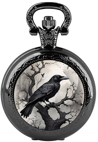 Tiong Taschenuhr, Vintage, Steampunk, Quarz, Taschenuhr, Kostüm, Herren, Damen, Halskette, Schmuck, Geschenke