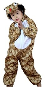 Barn djurkostymer pojkar flickor pyjamas maskeraddräkt cosplay barn (orm, M (för barn 90–105 cm lång))