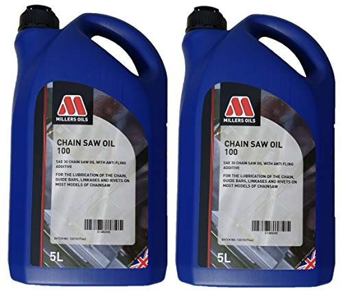 Millers Oils - Aceite para sierra de cadena 100 SAE 30, 10 litros