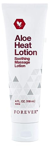 Forever Aloe Heat Lotion: Soothing Massage Cream for Stressed Muscles - Unisex, Athletes and Active Individuals