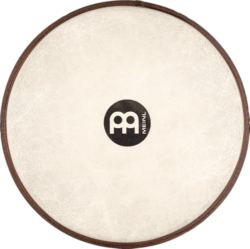 Meinl Percussion Jumbo Djembe Synthetic Head, Gelb (HEAD-JD12Y) | Synthetisches Fell für Meinl Jumbo Djembe, Durchmesser 12 Zoll, Fiberglas