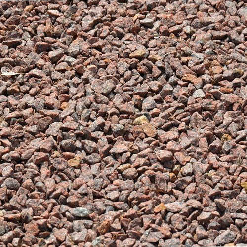 4myBaby GmbH Best for Home - Granit Ziersplitt | Granit Splitt Rot | Kies für Garten | Zierkies Granit Rot | Granitsplitt 5-8 mm | Zierkies für Wege & Gartenteiche 10 kg| Kleiner Kies Splitt bunt