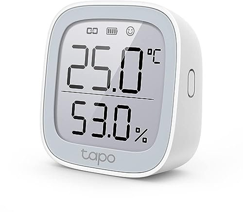 Tapo T315 Monitor Intelligente di Temperatura e umidità con Display E-Ink da 2,7, Sensore di Alta Precisione Svizzero, Risparmio Energetico, Hub Richiesto