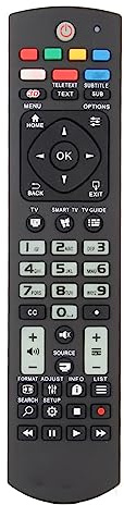TV-fjärrkontroll för Universal TV-fjärrkontroll, TV-fjärrkontrollersättning, Quick Response, Ergonomisk Design, för Alla TV-modeller Av Detta Märke