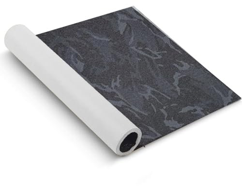 AUKSKY Skateboard-Griptape, 115 x 27 cm, Selbstklebendes Premium-Anti-Rutsch-Tape, Anti-Luftblasen Langes Griptape für Longboard, Treppen, Roller – Tarnung