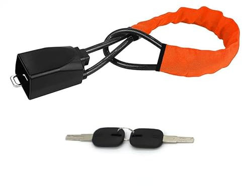 gengpingni Auto Lenkradschloss Lenkrad Für VW New Sagitar 2012-2018,Wegfahrsperre Auto Sicherheit Versenkbarer,c/Orange