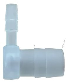 MNUPL Lot de 5 connecteurs de Tuyau en Plastique à Angle Droit, coude de pagode, Tuyau en Forme de L, différents diamètres extérieurs, Irrigation de Jardin, Aquarium(10mm-16mm 5Pcs)