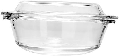 SHOWERORO Ciotola Per Zuppa in Adatta Al Microonde Con Coperchio Design Binaurale Per Una Facile Maneggevolezza Ciotola Per Zuppa Da Forno Per Insalata Frutta Zuppa E Porridge