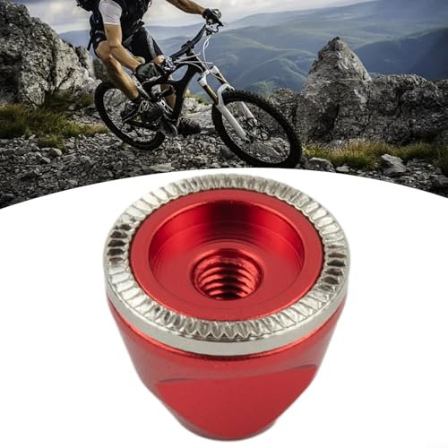 Premium M5 Wheel Nuts for Mountain Bike Bicycle Hub, Quick Release Axle Bolt (Black)