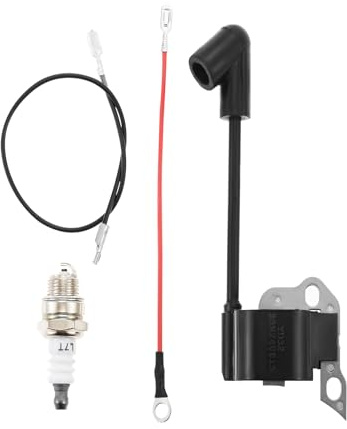 Hicello MS180 Ignition Coil & Spark Plug (Non for 2-Mix Models) | Ignition Module Compatible with Stihl MS170 018 Chainsaw, Replacement Parts #1130 400 1302 #0000 400 7000 #1110 400 7005
