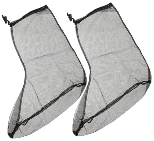 JOINPAYA Couvre-pieds en Maille, Noir, Respirants et Extensibles, Protection Confortable Pêche Sorties en Plein Air