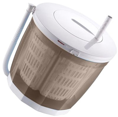 Lavatrice manuale portatile e centrifuga asciugatrice a manovella per appartamenti da campeggio