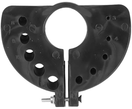Marhynchus Bohrerschärfer, Kunststoffmaterial, 10 Lochgrößen für 3, 4, 5, 6, 7, 8, 9, 10, 11, 12-mm-Bohrer mit Vielseitigem Schliff für Winkelschleifer, HSS-Hartmetall-Spiralbohrer (BLACK)