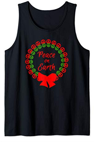 Peace Sign Peace Symbol Peace on Earth Tank Top