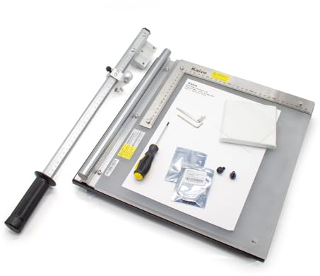 LeTkingok KV-C-370 Tagliavetro per Uso in Laboratorio, Tagliatrice Manuale per Pannelli in Gel di Silice a Base di Vetro ITO 28x33cm(KVC370 Plus)