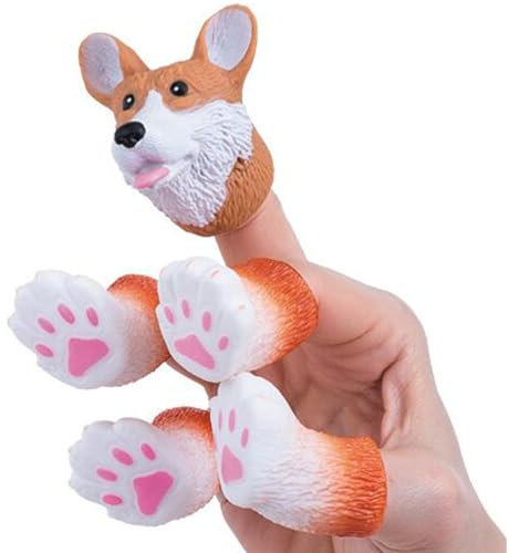MFCGHXR Fingerpuppen Mitgebsel Kindergeburtstag Finger 5 Stück Fingerpuppen-Babytiere, Fingerpuppen-Tiere-Set, Fingerpuppen-Tiere für Kinder, geeignet für Jungen-Mädchen-Geschenke, Weihnachten