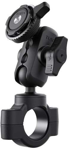 TUSITA Twist Lock Support Moto - Base de Guidon à Double Douille Bras