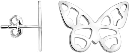 SOFIA MILANI - Damörhängen i 925 Silver - Stiftörhänge med Fjäril - E2370