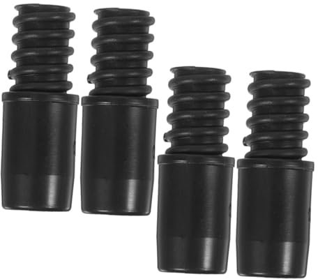 Healvian 4Pcs Threaded Tip Replacement for Broom Handles Plastic Extension Pole Adapter Compatible with Various Cleaning Tools for Household and Commercial Use