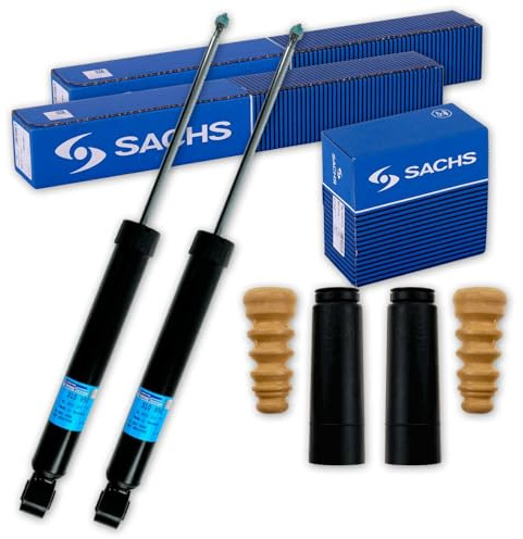 Sachs Stossdämpfer + Protection Kit hinten | 310950+900064 Kompatibel mit Golf Plus V (5M1, 521),Golf V (1K1),Golf VI (5K1),Golf VI Cabriolet (517),Scirocco III (137, 138