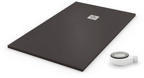 PLATO DE DUCHA NATURAL GRAFITO - 70x60cm - resina con cargas minerales