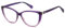 POLAROID Damen PLD D543 Sonnenbrille, Violett, 56/15/145