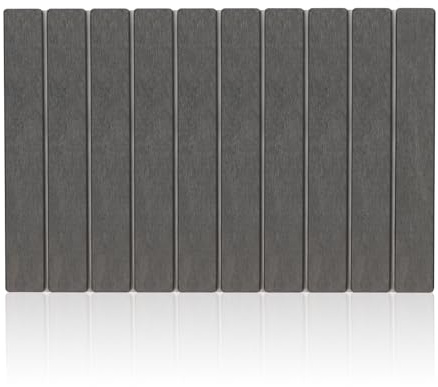 Benlynnx Stone Badematte, faltbar, Kieselgur Antirutsch-Badematte, schnell trocknend, Badezimmer-Bodenmatte, Grau