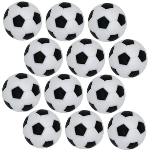FELTECHELECTR 12stücke Mini Fußballbälle Tischfußballbälle Ersatz Tischfußballbälle Tischspielbälle Für Erwachsene Und Junge Mädchen Tischfußballzubehör Bälle Für Tischfußballspiel