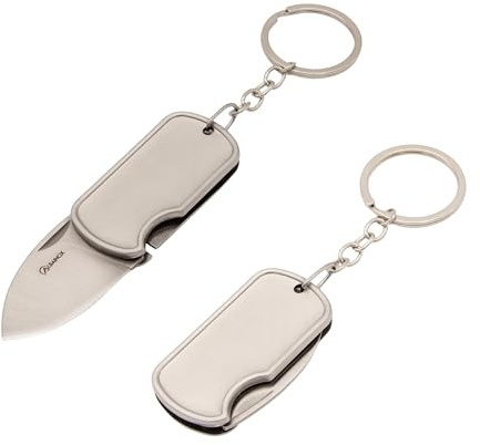 Albainox Taschenmesser DOG TAG mit Gürtelclip - Schlüsselanhänger Klappmesser