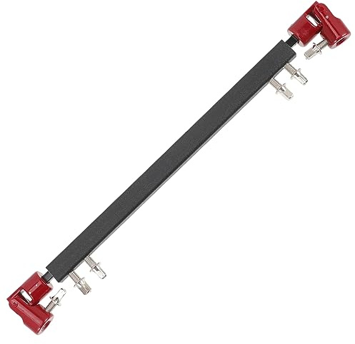 Toddmomy Robuste aus Metall Doppel Bassdrum Pedal Verbindungsstange mit Einfacher Montage und Stabiler Verbindung für Schlagzeug Pedalverbindung und Musikinstrumentenbedarf