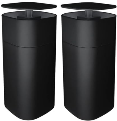 2pcs Flacon à Pompe Vide 400ml, Bouteille Grande Capacité - Léger, Portable et Étanche pour Vernis à Ongles et Démaquillant