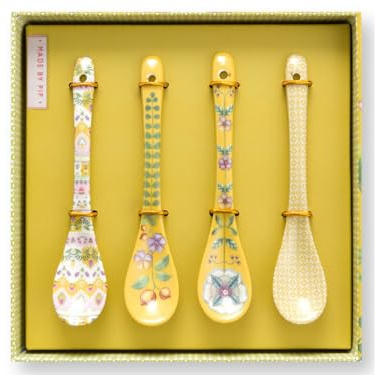 Pip Studio Lily&Lotus Yellow Teelöffel 13cm Set4