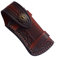 DONGKER Leather Knife Sheath, Pocket Knife Pouch Handmade Vintage Knife Sheath w/Snap Closure Fit 4'' Folding Knife (without knife)