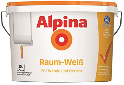 Alpina Raum-Weiß 10 Liter matt