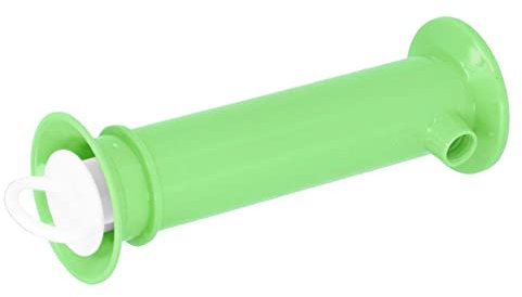 Fabricant de sachets alimentaires pour bébés avec 6 sacs, distributeur de nourriture de remplissage de purée de fruits compressibles de couleur pure pour bébés de plus de 6 m Vert