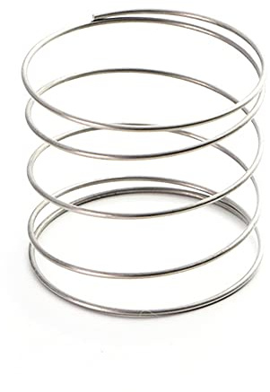 YONGERN 3 st tråddiameter 1,0 mm SUS304 rostfritt stål stor diameter kompressionsfjäder OD = 25 mm~40 mm fri längd 30 mm ~ 150 mm (färg: 30 mm, storlek: 30 mm)