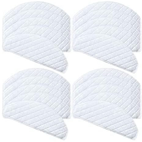 Zubehör Ersatz-40-teiliges Einweg-Wischtuch-Set für kompatibel mit ECOVACS Deebot Ozmo T8 AIVI N8 Pro Roboter-Staubsauger-Zubehör (Color : White)